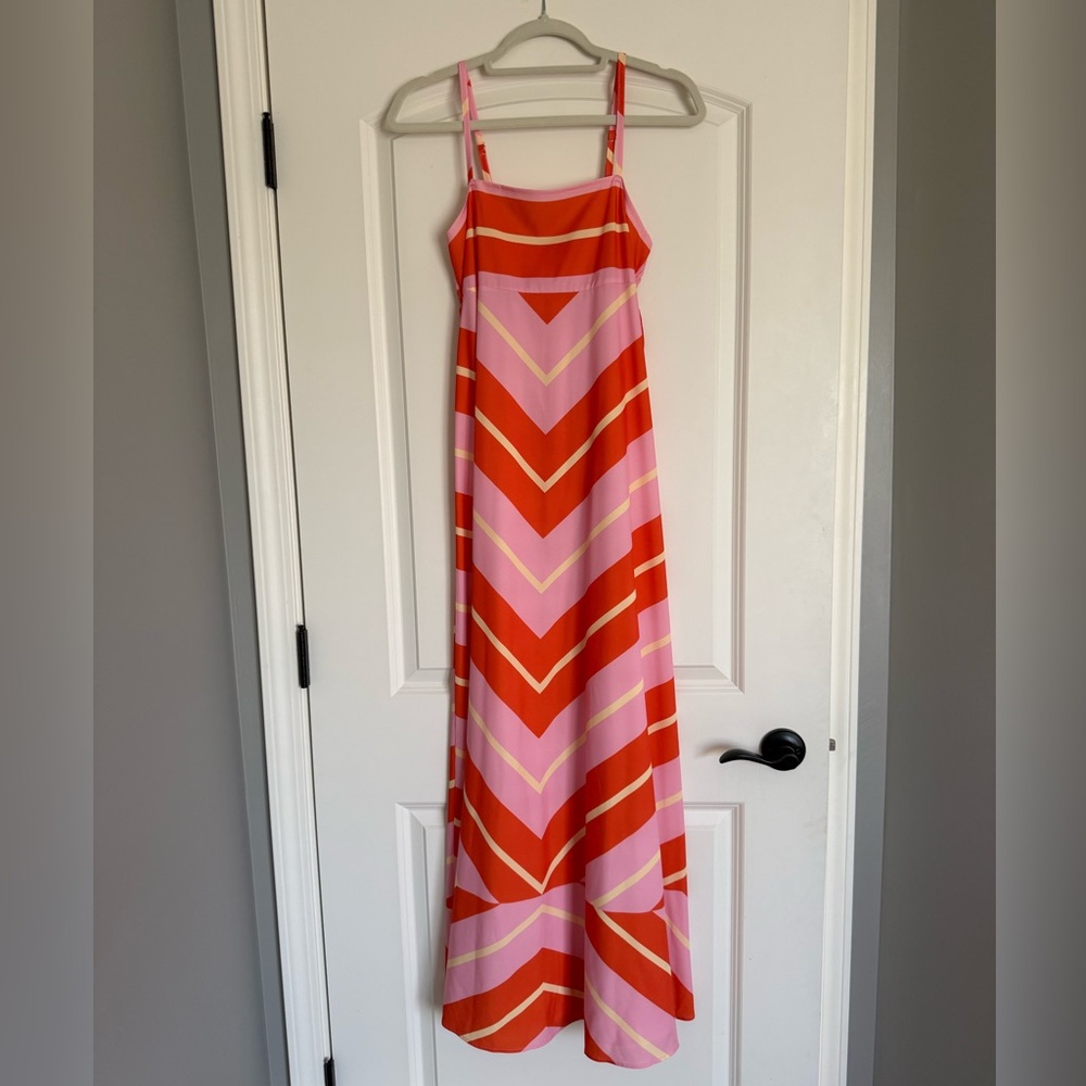 Colorful Striped Maxi Dress